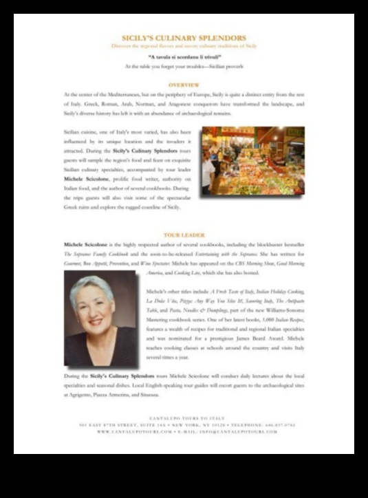 Σικελικό Splendor: Ένα γαστρονομικό ταξίδι στην Ιταλία